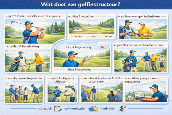 Wat doet een golfinstructeur